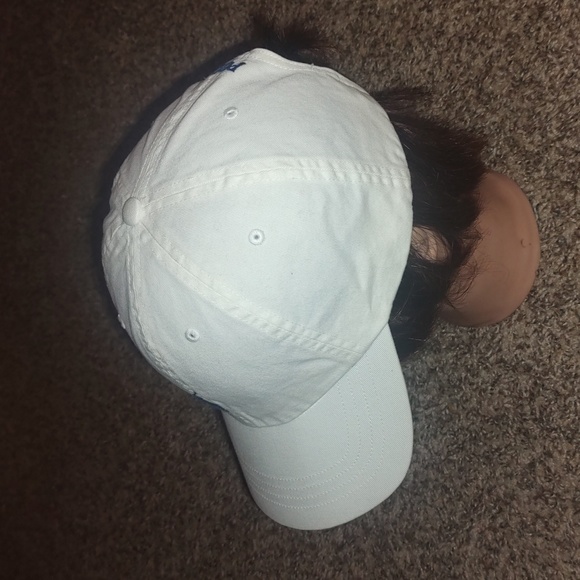 Polo Ralph Lauren Baseball Hat White Embroidered Logo - Picture 3 of 8